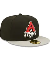 Men's New Era Black Arkansas Travelers Authentic Collection Road 59FIFTY Fitted Hat