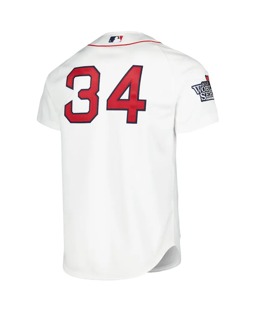 Men's Mitchell & Ness David Ortiz White Boston Red Sox Cooperstown Collection Authentic Jersey