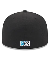 Men's New Era Charlotte Knights Authentic Collection Alternate Logo 59FIFTY Fitted Hat