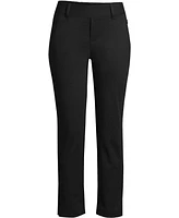 Lands' End Women's Flex Mid Rise Pull On Crop Pants