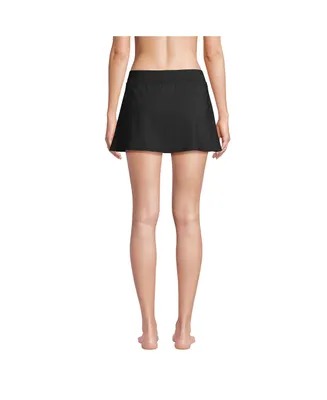 Lands' End Women's Long Chlorine Resistant Tummy Control Swim Skirt Bottoms
