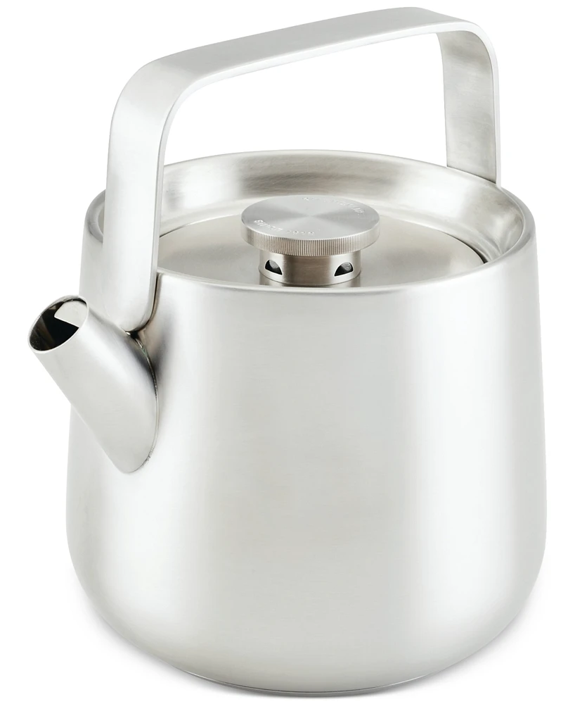 KitchenAid Stainless Steel Whistling Induction Teakettle, 1.9-Quart