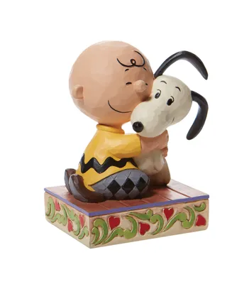 Jim Shore Charlie Brown Snoopy Hugging