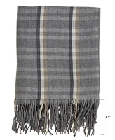 Saro Lifestyle Plaid Throw, 50" x 60"