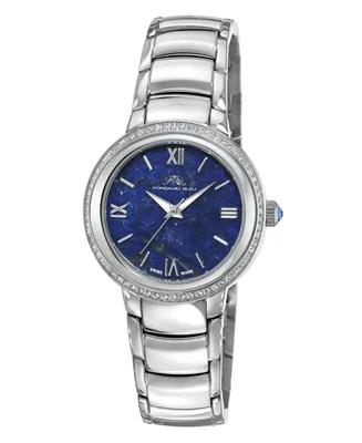 Porsamo Bleu Women's Luna Stainless Steel Bracelet Watch 1181FLUS
