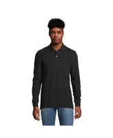 Lands' End Men's Comfort First Long Sleeve Mesh Polo
