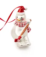 Holiday Lane Sports and Hobbies Ice Hockey Snowman Ornament, Created for Macy's