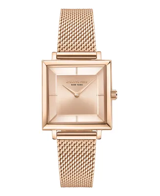 Kenneth Cole New York Women's Quartz Classic Rose Gold-Tone Stainless Steel Watch 29mm
