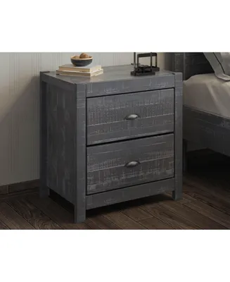 Simplie Fun Albany Rustic Nightstand With Drawers, Bedside Table, End Table For Living Room Bedroom