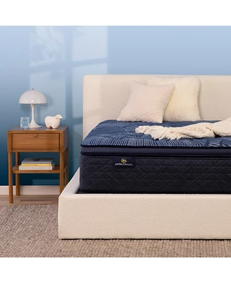 Serta Perfect Sleeper Cobalt Calm 15" Plush Pillow Top Mattress Set