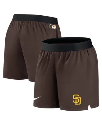 Women's Nike Brown San Diego Padres Authentic Collection Team Performance Shorts