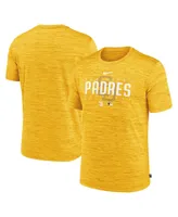 Men's Nike Gold San Diego Padres Authentic Collection Velocity Performance Practice T-shirt