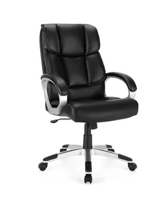 Costway Executive High Back Computer Desk Chair Adjustable