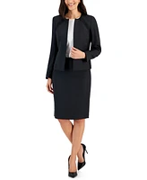 Le Suit Women's Houndstooth Pencil Skirt