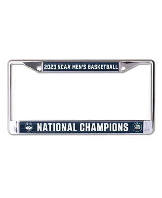 Wincraft UConn Huskies 2023 Ncaa Men's Basketball National Champions Metal Laser Cut License Plate Frame
