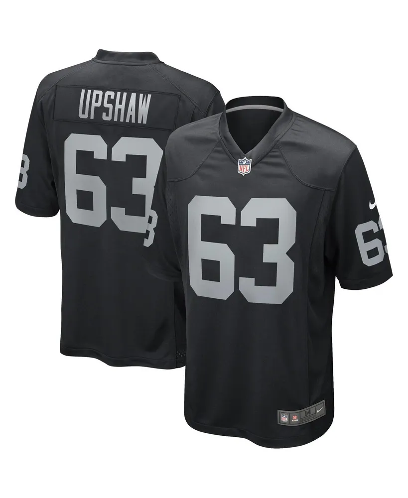 Men's Nike Gene Upshaw Black Las Vegas Raiders Game Retired Player Jersey