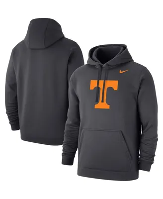 Men's Nike Anthracite Tennessee Volunteers Logo Club Pullover Hoodie