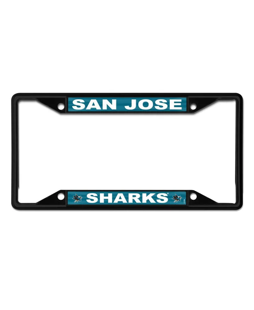 Wincraft San Jose Sharks Chrome Colored License Plate Frame