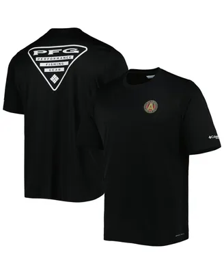 Men's Columbia Black Atlanta United Fc Terminal Tackle Omni-Shade T-shirt