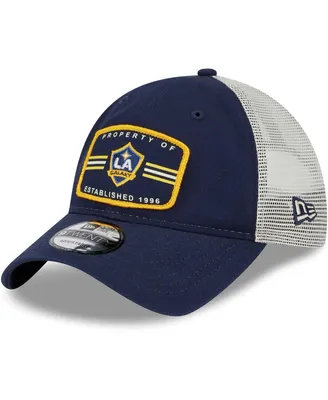Men's New Era Navy La Galaxy Property 9TWENTY Snapback Hat