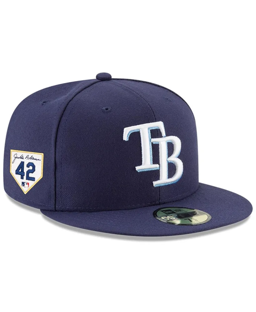 Men's New Era Navy Tampa Bay Rays 2023 Jackie Robinson Day 59FIFTY Fitted Hat