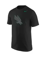 Men's Nike Black North Texas Mean Green Logo Color Pop T-shirt