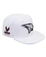 Men's Pro Standard White North Carolina Central Eagles Mascot Evergreen Wool Snapback Hat