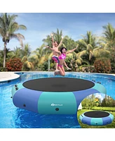 Costway 12FT Inflatable Water Bouncer Splash Padded Trampoline