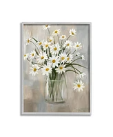 Stupell Industries Daisy Bloom Abstract Flowers Framed Giclee Art, 11" x 1.5" x 14" - Multi