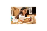 Melissa & Doug Standard Unit Solid-Wood Building Blocks With Wooden Storage Tray (60 pcs)