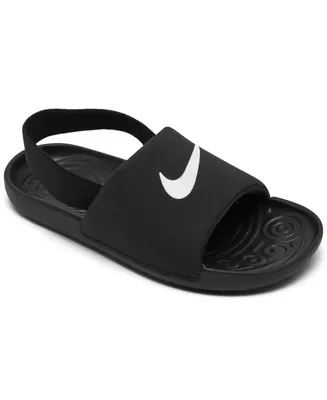 Nike Toddler Kawa Slide Sandals from Finish Line - BLACK/WHITE-WHITE