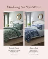 Laura Ashley Bramble Floral Cotton Reversible Duvet Cover Sets