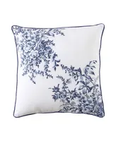 Laura Ashley Bedford Embroidered Decorative Pillow