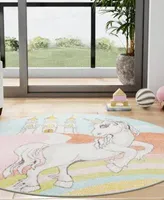 Bayshore Home Campy Kids Jolly Unicorn Area Rug