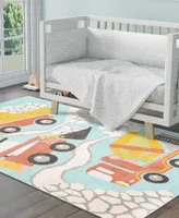 Bayshore Home Campy Kids Trucks 7'10" x 10' Area Rug