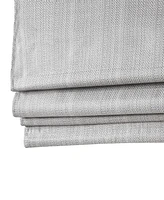 Madison Park Basketweave Blackout Cordless Roman Shade, Single Panel for Bedroom, Thermal Insulated Window Blind Treatment for Living Room, Width 27 l