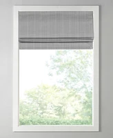 Madison Park Basketweave Blackout Cordless Roman Shade, Single Panel for Bedroom, Thermal Insulated Window Blind Treatment Living Room