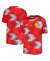 Big Boys and Girls adidas Red Colombia National Team 2022/23 Away Pre-Match Top