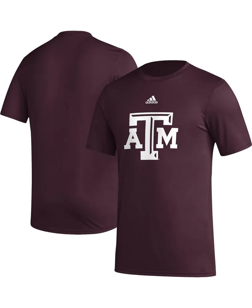 Men's adidas Maroon Texas A&M Aggies Basics Secondary Pre-Game Aeroready T-shirt