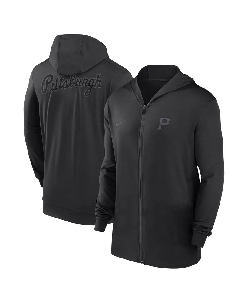 Men's Pittsburgh Pirates Nike Black Authentic Collection Therma Performance  Pullover Hoodie