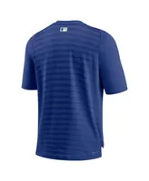 Men's Nike Royal Kansas City Royals Authentic Collection Pregame Raglan Performance V-Neck T-shirt