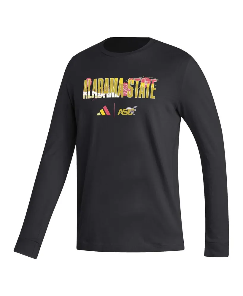 Men's adidas Black Alabama State Hornets Honoring Excellence Long Sleeve T-shirt