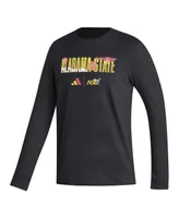 Men's adidas Black Alabama State Hornets Honoring Black Excellence Long Sleeve T-shirt