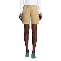 Lands' End Women's Pull On 7" Chino Shorts