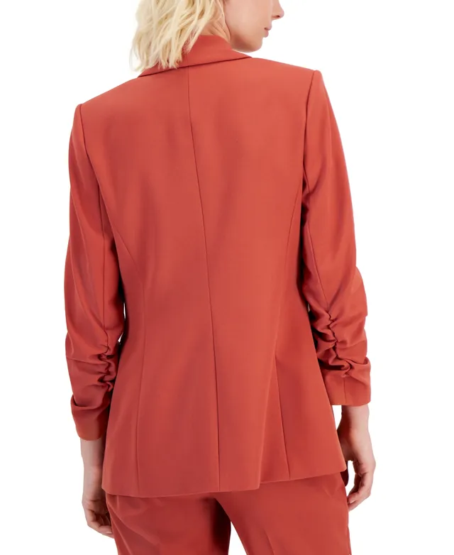 Tahari Asl Women's Shawl Collar 3/4-Sleeve Blazer