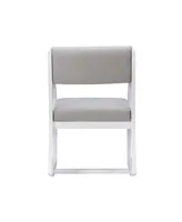 Linon Home Decor Alles 2-Position Sled Base Accent Chair