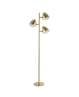 Billy 66.5" 3-Light Modern Contemporary Iron Led Floor Lamp