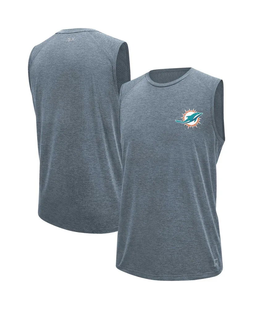 Miami Dolphins MSX by Michael Strahan Resolution Tie-Dye Raglan T-Shirt -  Gray