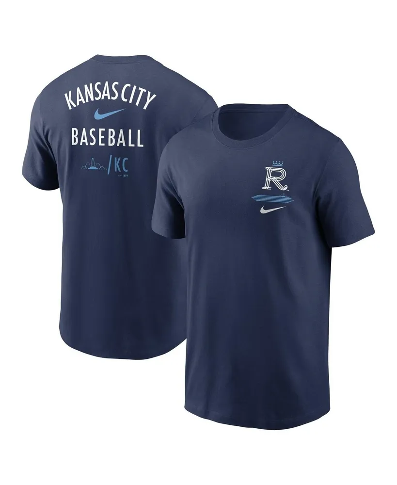 Men's Nike Navy Kansas City Royals Connect 2-Hit T-shirt