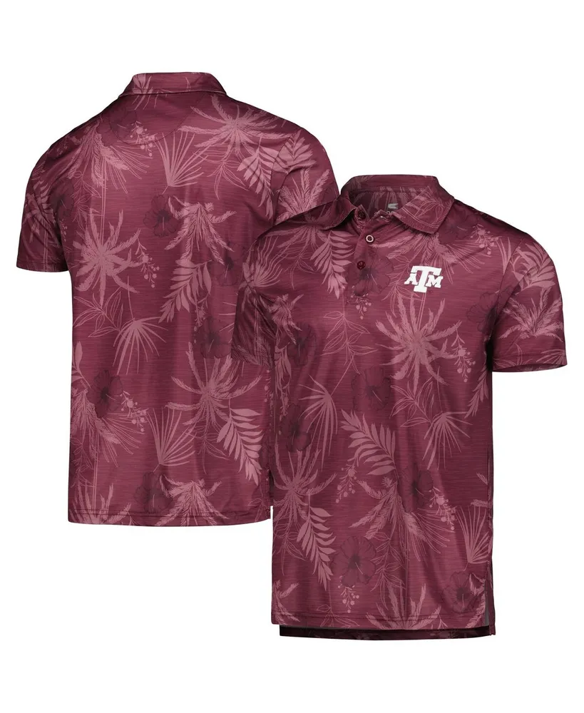 Men's Colosseum Maroon Texas A&M Aggies Palms Team Polo Shirt